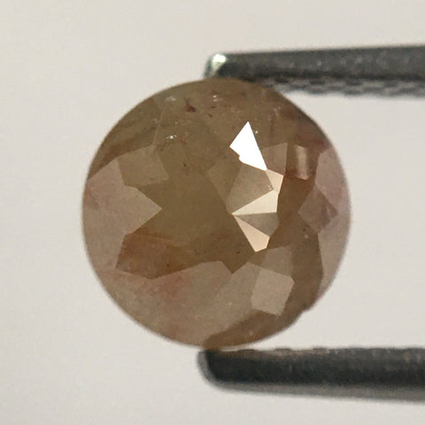 1.18 Ct Yellowish Brown Round Shape Rose Cut Loose Natural Diamonds, 5.96 mm X 3.74 mm Rose cut Loose Natural diamond low price SJ51/11