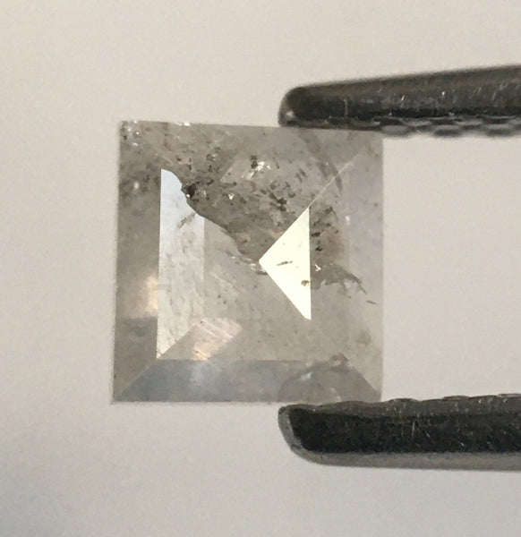 0.37 Ct light Grey Square Shape Natural Loose Diamond, 4.13 mm X 1.70 mm Fancy Loose Diamond SJ52/29
