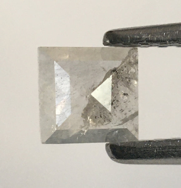 0.37 Ct light Grey Square Shape Natural Loose Diamond, 4.13 mm X 1.70 mm Fancy Loose Diamond SJ52/29