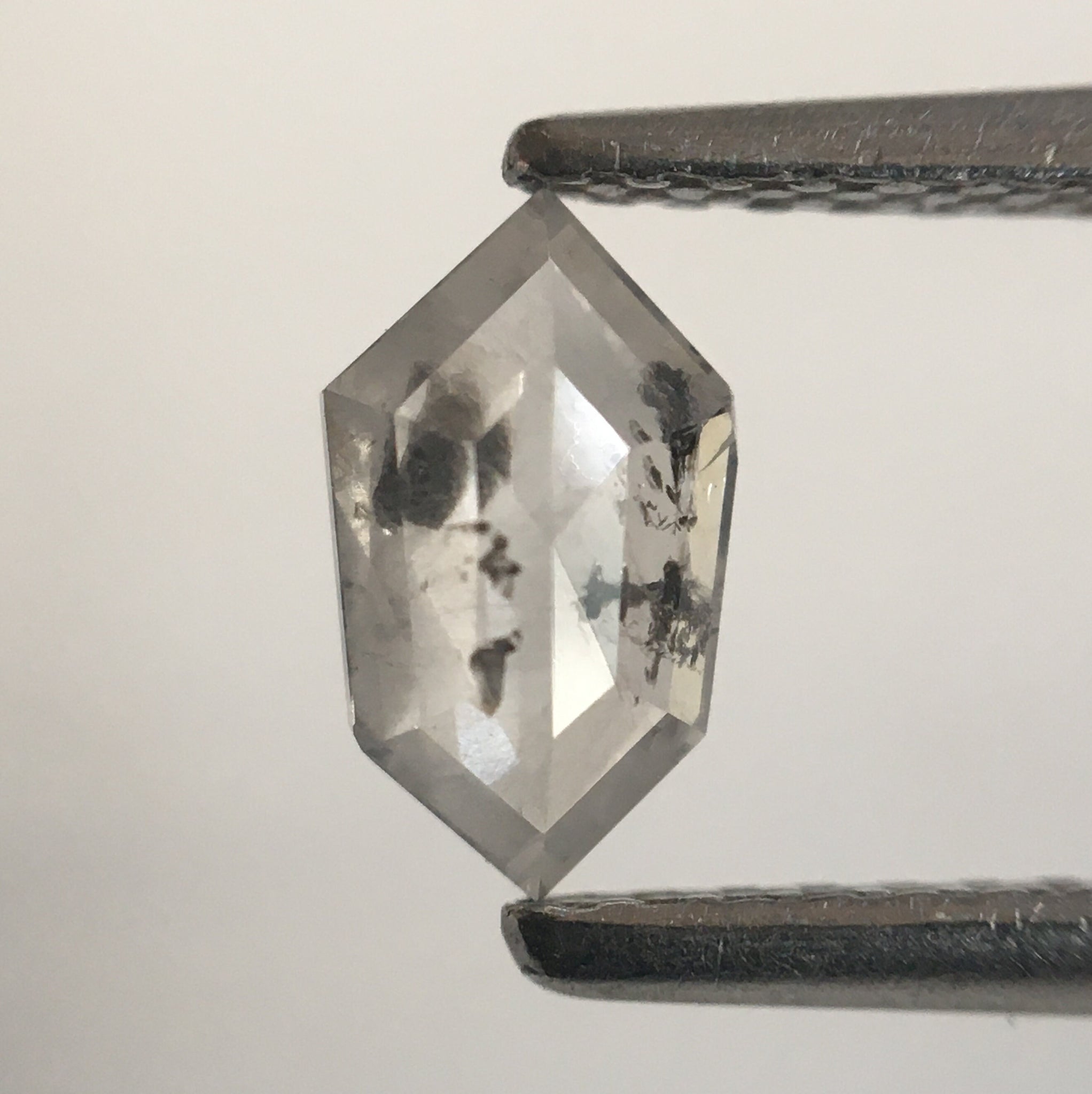 0.43 Ct Grey Natural Shield Shape Natural Loose Diamond, 6.88 mm X 4.12 mm X 1.81 mm Shield Shape Loose Diamond best for rings SJ52/36