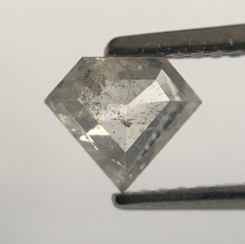 0.78 Ct Grey Diamond Shape Natural Loose diamond, 5.73 mm x 6.59 mm x 2.58 mm Light Gray Natural diamond Use For Jewellery SJ52/78