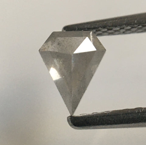 0.50 Ct Fancy Light Grey color Diamond Shape Natural Loose Diamond, 5.68 mm x 4.54 mm x 2.87 mm natural diamond for ring SJ52/82