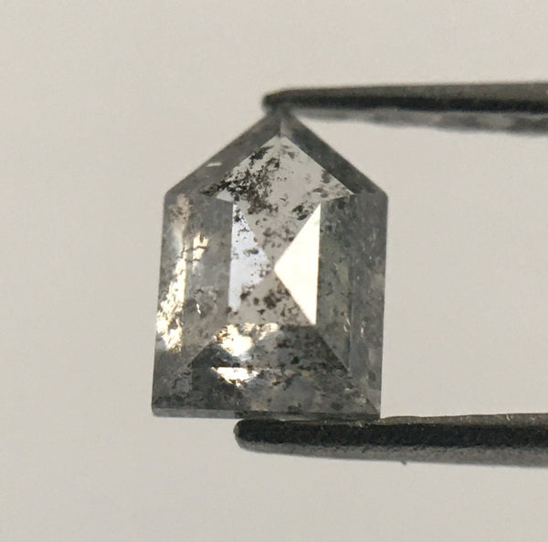 0.37 Ct Genuine Fancy Grey Color Geometric shape Natural Diamond, 5.05 mm X 3.42 mm X 2.24 mm Natural Loose Diamond SJ53/45