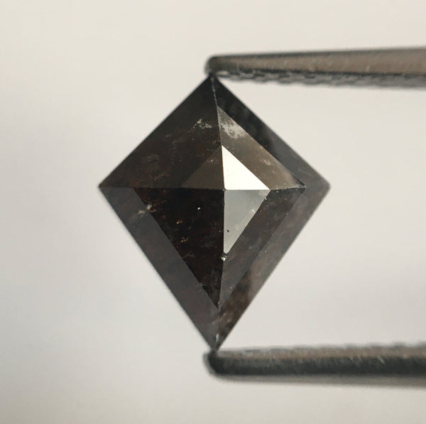 1.39 Ct Kite Shape Natural Loose Diamond 8.73 mm X 7.35 mm X 3.80 mm Grey Black Color Kite shape Diamond Use for Jewellery SJ54/16