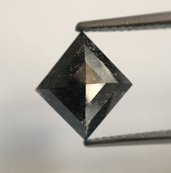 2.17 Ct Rhombus shape Natural Loose Diamond 11.18 mm X 9.97 mm X 3.44 mm Grey Black Color Kite shape Diamond Use for Jewellery SJ54/24