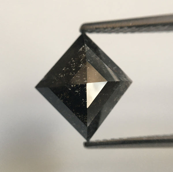 2.17 Ct Rhombus shape Natural Loose Diamond 11.18 mm X 9.97 mm X 3.44 mm Grey Black Color Kite shape Diamond Use for Jewellery SJ54/24