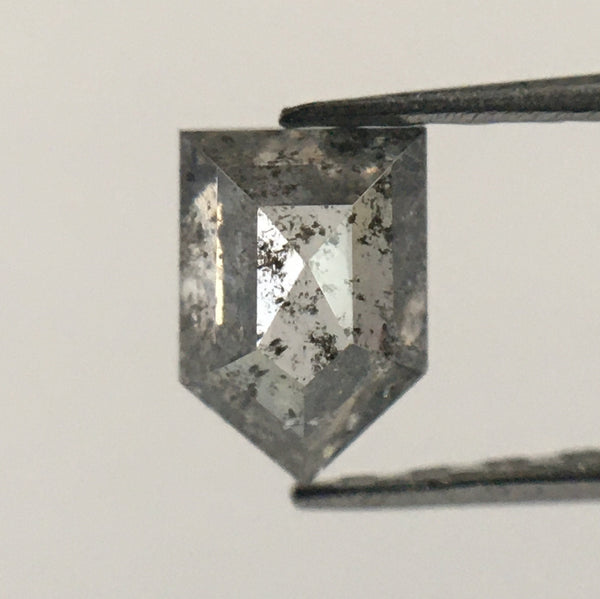 0.37 Ct Genuine Fancy Grey Color Geometric shape Natural Diamond, 5.05 mm X 3.42 mm X 2.24 mm Natural Loose Diamond SJ53/45