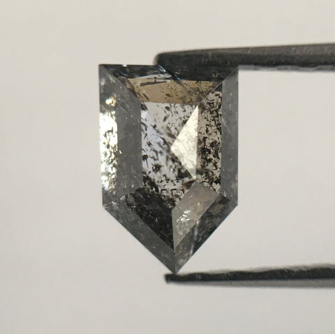 0.51 Ct Genuine Fancy Grey Color Geometric shape Natural Diamond, 5.49 mm X 3.66 mm X 2.55 mm Natural Loose Diamond SJ53/46