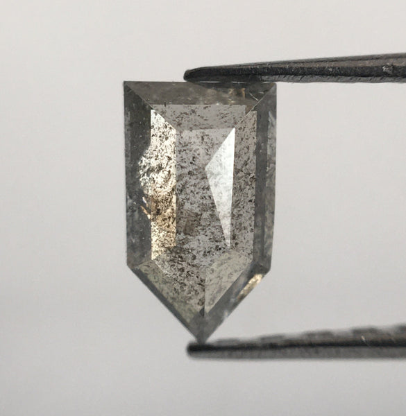 0.41 Ct Genuine Fancy Grey Color Geometric shape Natural Diamond, 5.99 mm X 3.45 mm X 1.95 mm Natural Loose Diamond SJ53/51