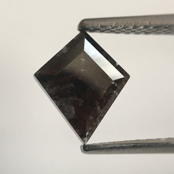 1.39 Ct Kite Shape Natural Loose Diamond 8.73 mm X 7.35 mm X 3.80 mm Grey Black Color Kite shape Diamond Use for Jewellery SJ54/16