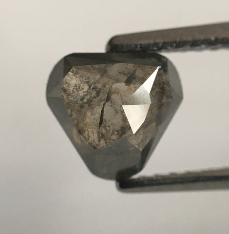 1.25 Fancy Color Geometric shape Natural Loose Diamond, 6.39 mm X 6.78 mm X 3.21 mm Natural Loose Diamond Use for Jewelry making SJ54/35