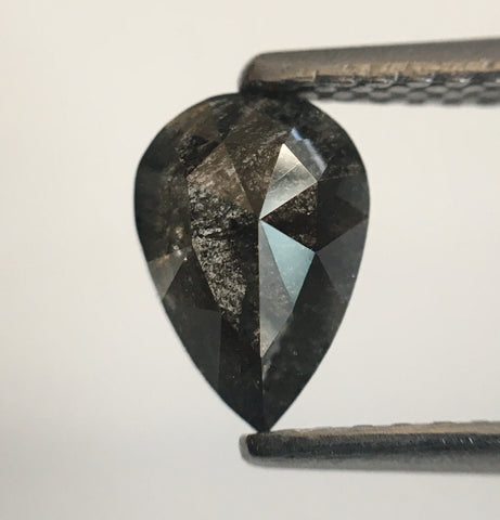 0.97 Ct Pear Cut Loose Natural Diamond Dark Grey 7.47 mm X 5.17 mm X 3.16 mm Grey Brilliant Cut Pear Shape Natural Loose Diamond SJ55/32