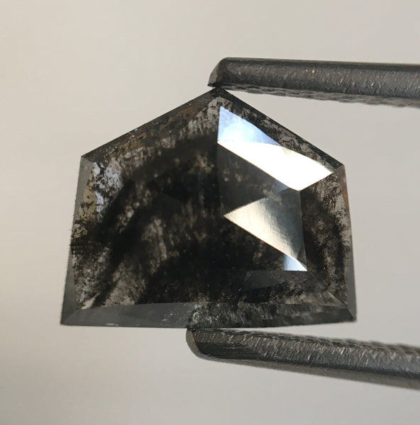 1.17 Ct Fancy grey color antique shape natural loose diamond 7.25 mm X 8.97 mm X 1.78 mm Pentagon shape diamond use for jewelry SJ56/18