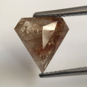 2.17 Ct Natural Loose Diamond Shield Shape 9.87 mm X 9.70 mm X 3.51 mm Fancy reddish Brown Geometric shape Diamond, SJ57/64