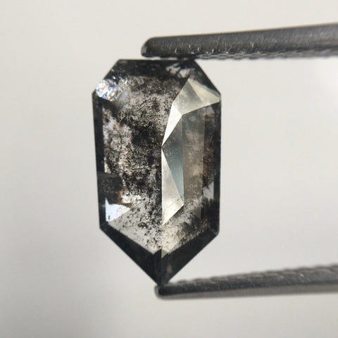 1.60 Ct Shield shape natural loose diamond 11.10 mm X 6.30 mm X 2.40 mm Fancy Grey geometric shape natural loose polished diamond SJ59/10