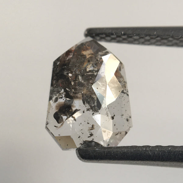 1.03 Ct Fancy Gray Color Shield shape natural loose diamond, 8.10 mm X 6.00 mm X 2.00 mm geometric shape natural loose diamond SJ59/18