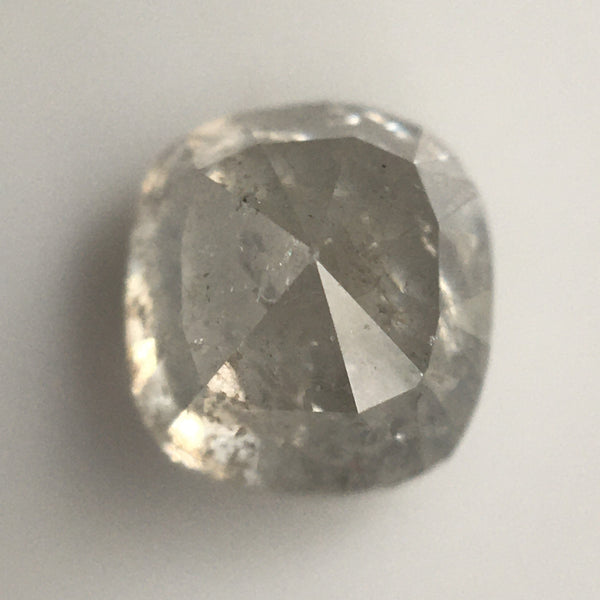 1.21 Ct Natural Loose Diamond Fancy Gray Color Oval Shape, 5.78 MM x 5.30 MM x 4.39 MM Rose Cut Natural Loose Diamond For Ring SJ63/09