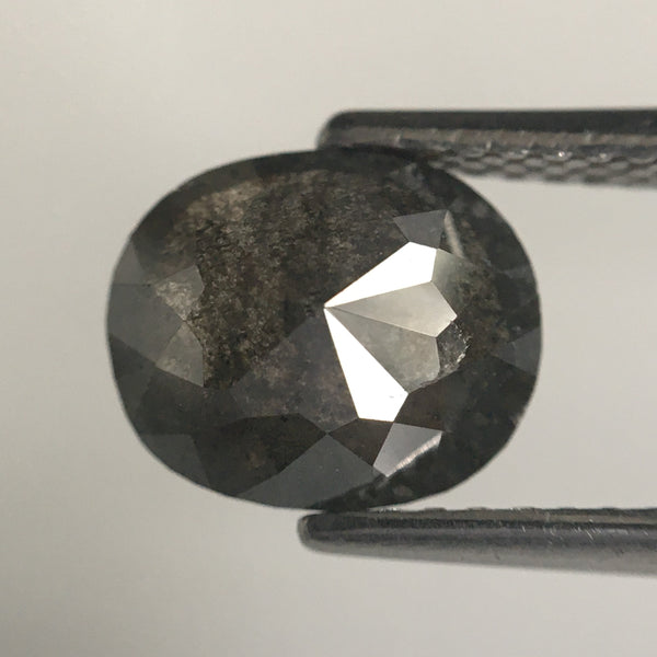 1.97 Ct Natural Loose Diamond Oval Shape Brilliant Rose cut, 8.31 MM x 7.01 MM x 4.00 MM Size Rustic Natural Loose Diamond SJ65/21