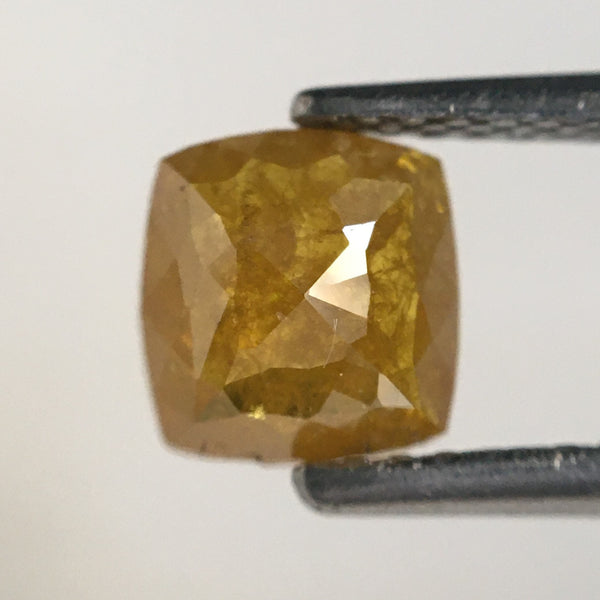 4.00 Ct Natural Loose Diamond Brownish Fancy Color Cushion Shape Rose cut 5 Pcs, 4.92 mm to 6.09 mm Natural Diamond use for Jewelry SJ67/13