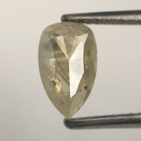 1.05 Ct Light Yellow Color Pear Cut Loose Natural Diamond 8.70 mm X 5.32 mm X 2.43 mm Excellent Diamond Use for Jewelry making SJ07/96