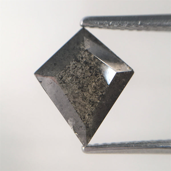 1.86 Ct 11.09 mm X 9.22 mm X 2.99 mm Grey Black Color Kite shape Natural Loose Diamond, Kite shape Superb Quality Diamond SJ07/35