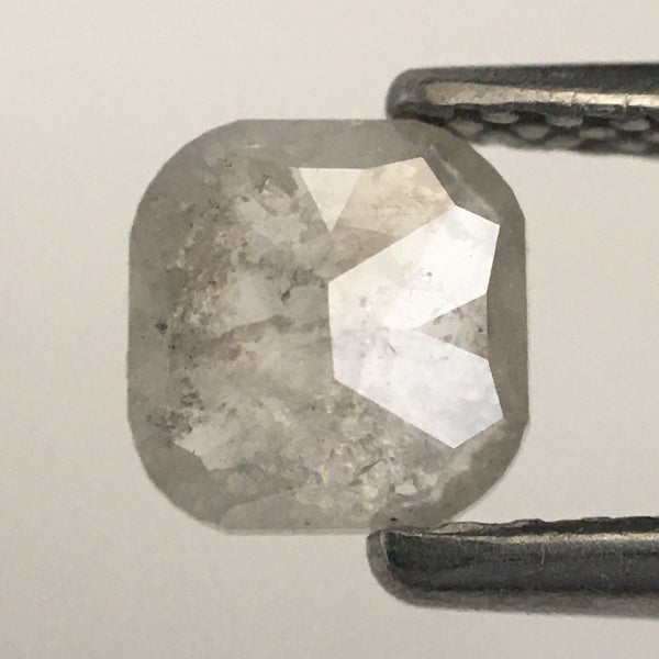 0.57 Ct Cushion Shape Fancy Grey Color Natural Loose Diamond 5.00 mm X 5.62 mm X 2.28 mm Cushion Rose Cut Natural Loose Diamond SJ09/05