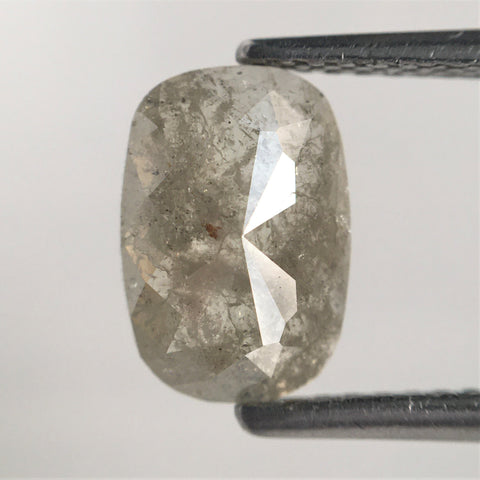 1.39 Ct 8.97 mm X 6.17 mm X 2.47 mm Oval Shape Fancy Gray Natural Loose Diamond Grey Oval Shape Rose Cut Natural Loose Diamond SJ07/103