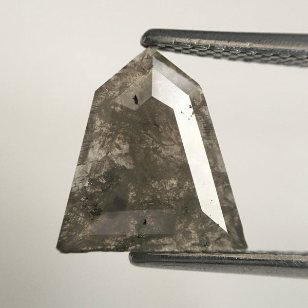1.50 Ct Pentagon Grey Diamond: Natural Shield Shape Loose Diamond