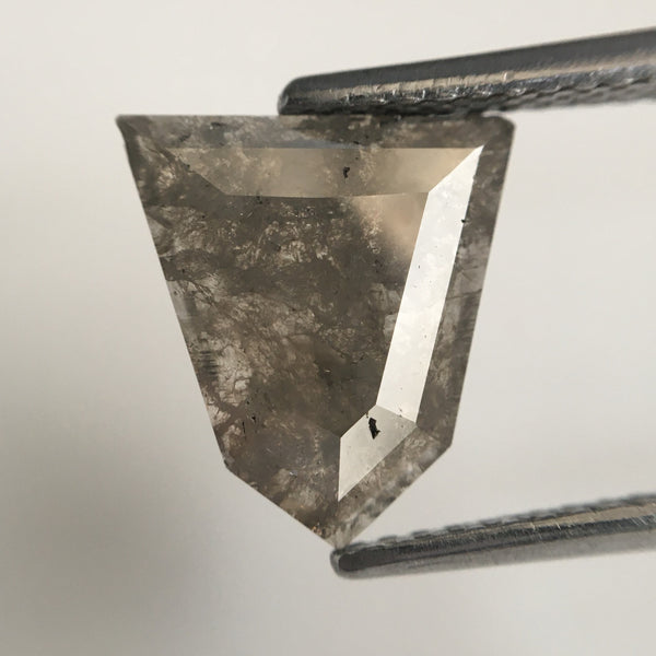 1.50 Ct Pentagon Grey Diamond: Natural Shield Shape Loose Diamond