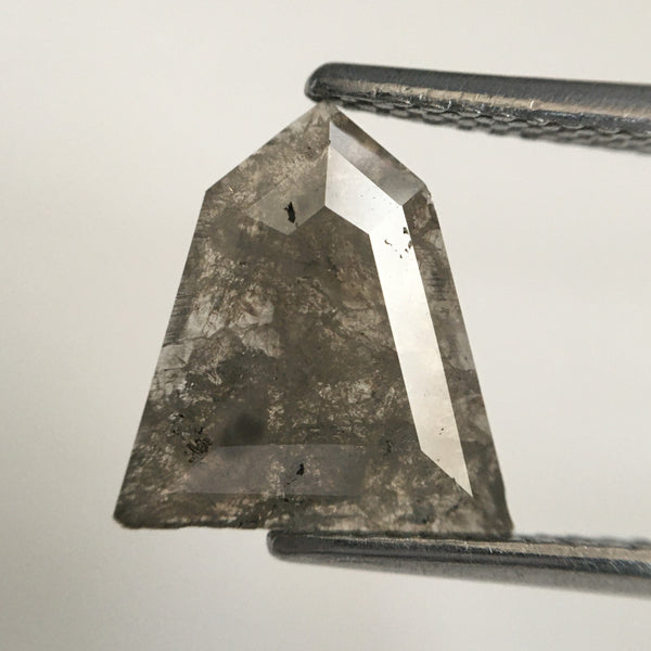 1.50 Ct Pentagon Grey Diamond: Natural Shield Shape Loose Diamond
