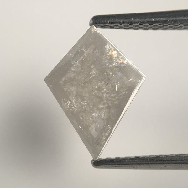 Pair of 2.31 Ct Kite Shape Natural Loose Diamond, 11.10 mm X 8.40 mm Geometric Shape Diamond, Back Side Flat Diamond SJ13/02