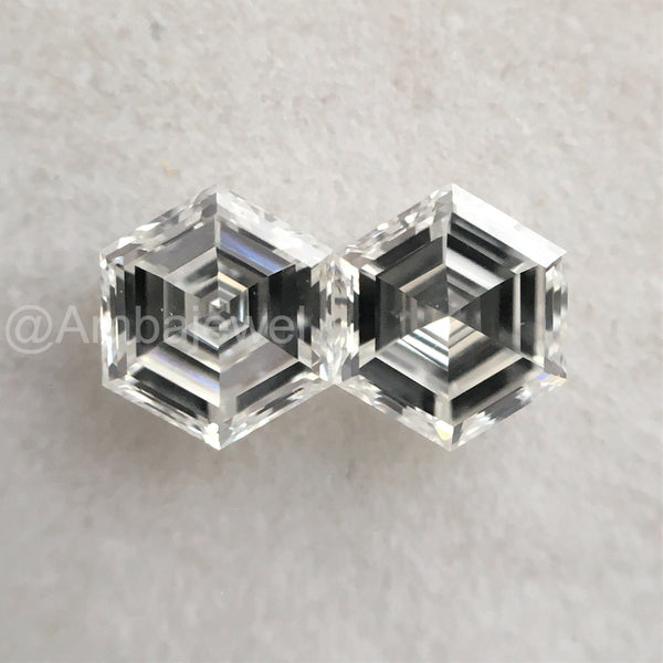 Natural Hexagon Loose Diamond: G-H VS, 0.18-0.24 Ct, Africa