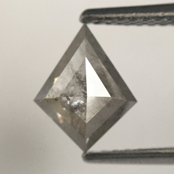 0.91 Ct Natural Loose Diamond Kite Shape, 8.50 mm x 6.77 mm x 2.69 mm Fancy Grey Color Geometric shape natural diamond for Jewelry SJ70/46