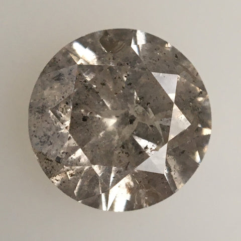 1.02 Ct Brilliant Cut Diamond Fancy Color, 6.28 mm x 3.87 mm Round Natural Loose Diamond, i3 Clarity, Loose Diamond SJ72/49