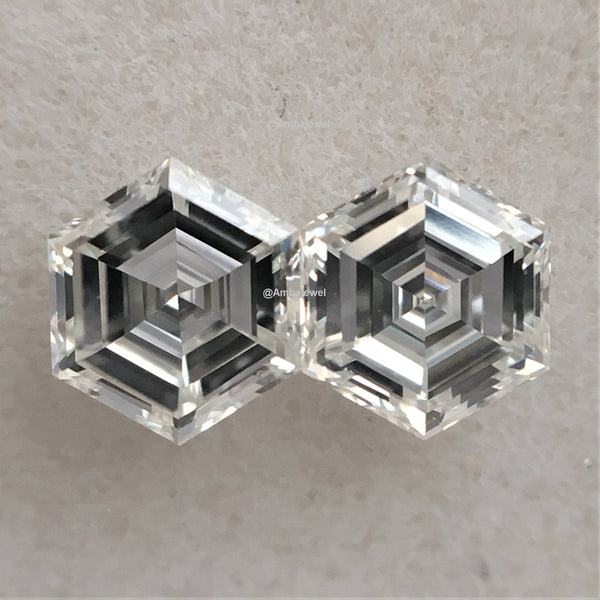 Natural Hexagon Loose Diamond: G-H VS, 0.18-0.24 Ct, Africa
