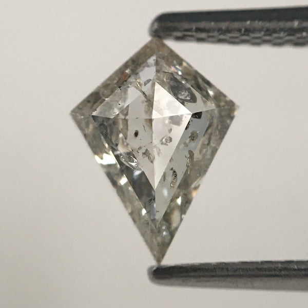 0.86 Ct Natural Loose Diamond Kite Shape, 8.32 mm x 6.16 mm x 2.78 mm Fancy Grey Color Geometric shape natural diamond for Jewelry SJ70/51