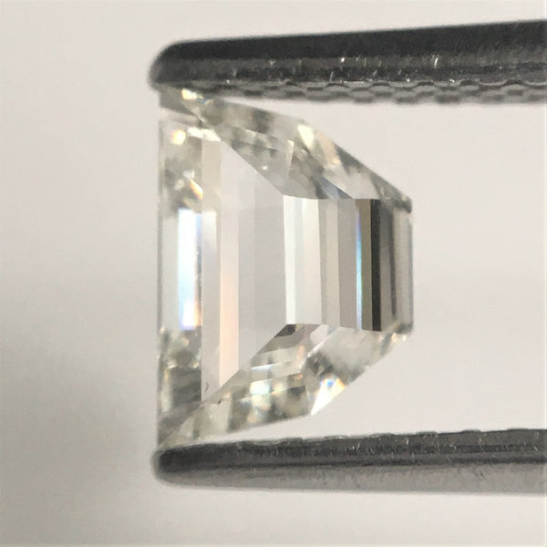 0.68 Ct Trapezoid Shape Natural Loose Diamond J Color VS1 Clarity, 4.60 mm x 6.55 mm x 2.56 mm Near Colorless Geometric Cut Diamond SJ39/58