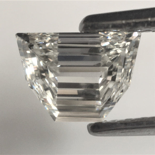 0.68 Ct Trapezoid Shape Natural Loose Diamond J Color VS1 Clarity, 4.60 mm x 6.55 mm x 2.56 mm Near Colorless Geometric Cut Diamond SJ39/58