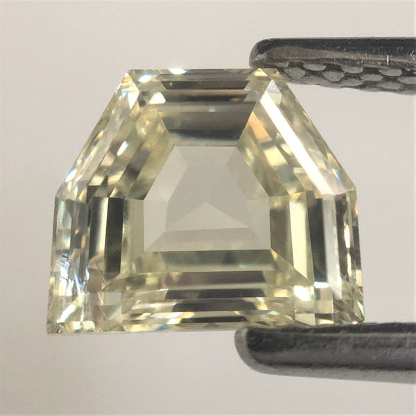 1.15 Ct Trapezoid Shape Natural Loose Diamond M Color SI-2 Clarity, 5.47 mm x 6.46 mm x 3.21 mm Faint Yellow Color Geometric Diamond SJ39/59