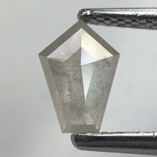 0.51 Ct Antique Shape Fancy Gray Color Natural Loose Diamond, 6.56 mm x 4.69 mm x 1.88 mm Geometry shape Natural Loose Diamond SJ73/34