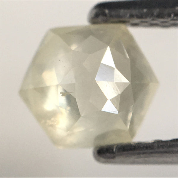 0.70 Ct Hexagon Shape Natural Loose Diamond 5.62 mm x 4.87 mm x 2.87 mm Fancy Color Hexagon Shape Diamond Use for Jewelry making SJ73/55