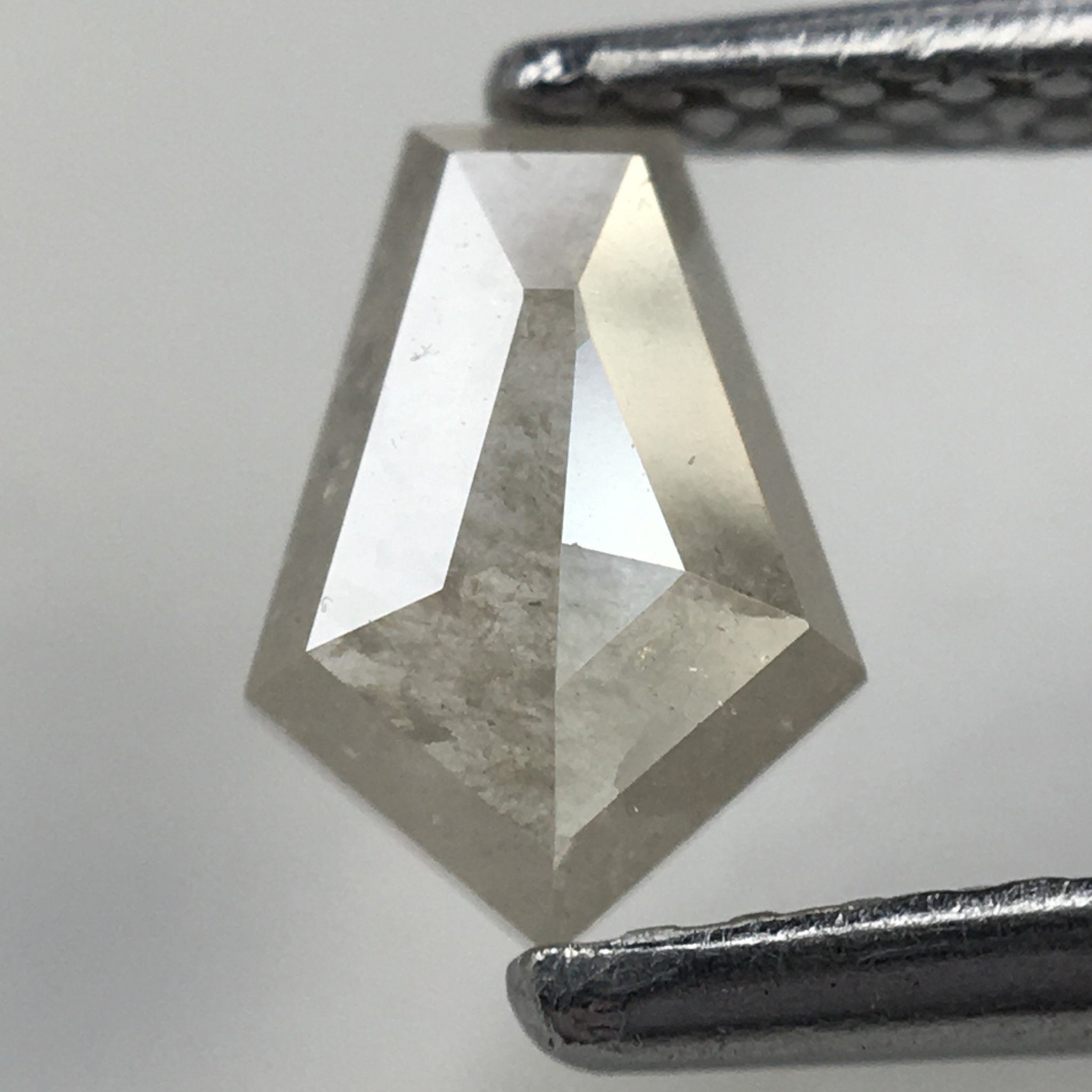 0.51 Ct Antique Shape Fancy Gray Color Natural Loose Diamond, 6.56 mm x 4.69 mm x 1.88 mm Geometry shape Natural Loose Diamond SJ73/34