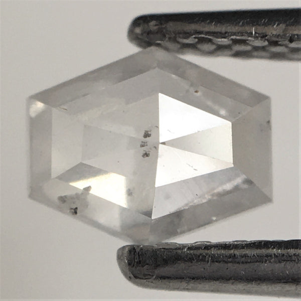 0.45 Ct Hexagon Shape Natural Loose Diamond, 4.51 mm x 5.47 mm x 2.11 mm Light Gray Geometry Shape Natural Loose Diamond SJ73/52