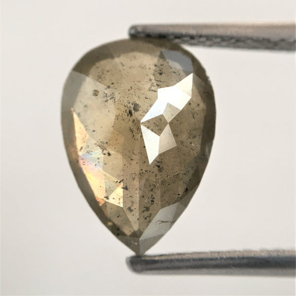 2.52 Ct Pear Shape Full Cut Natural Loose Diamond, 11.06 mm x 7.85 mm x 3.71 mm Fancy Color Pear Shape Natural Loose Diamond SJ55/08