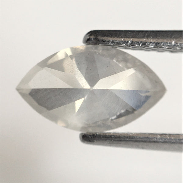 0.93 Ct Natural Loose Diamond Marquise Shape Brilliant Cut, 9.05 x 5.19 x 3.31 mm Salt & pepper Rose Cut Loose Diamond SJ75/27