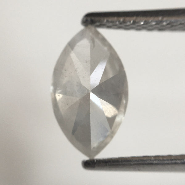 0.93 Ct Natural Loose Diamond Marquise Shape Brilliant Cut, 9.05 x 5.19 x 3.31 mm Salt & pepper Rose Cut Loose Diamond SJ75/27