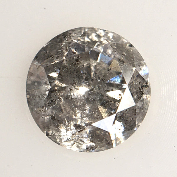 0.39 Ct Natural loose diamond 4.79 mm x 3.00 mm gray round brilliant cut diamond best for engagement & wedding rings SJ22/31