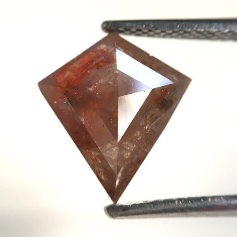 2.79 Ct Natural Loose Diamond Kite Shape 11.50 mm X 10.40 mm Fancy reddish Brown Geometric shape Diamond, Fancy Brown Diamond SJ19/01