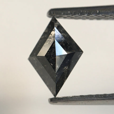 0.83 Ct 8.40 mm X 5.90 mm Fancy Black Grey Color geometric shape Natural Loose Diamond, Kite Shape Black grey Diamond Use For Sale SJ20/03