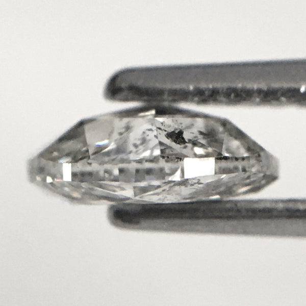 1.08 Ct White round rose cut natural loose diamond, 6.71 mm x 2.67 mm i1 clarity Full cut Natural Loose Diamond For Jewelry SJ81-08